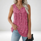 Violette | Flydende blomstret top