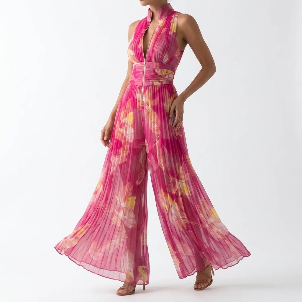 Fiona | Blomstret jumpsuit