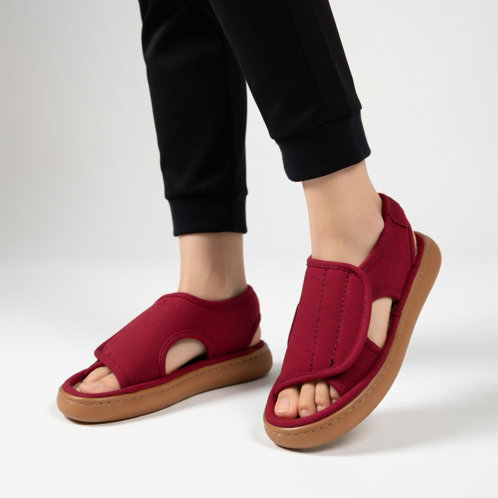 Claudia | Bløde sommersandaler