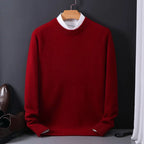 Valère | Rundhalset sweater med kashmirlook