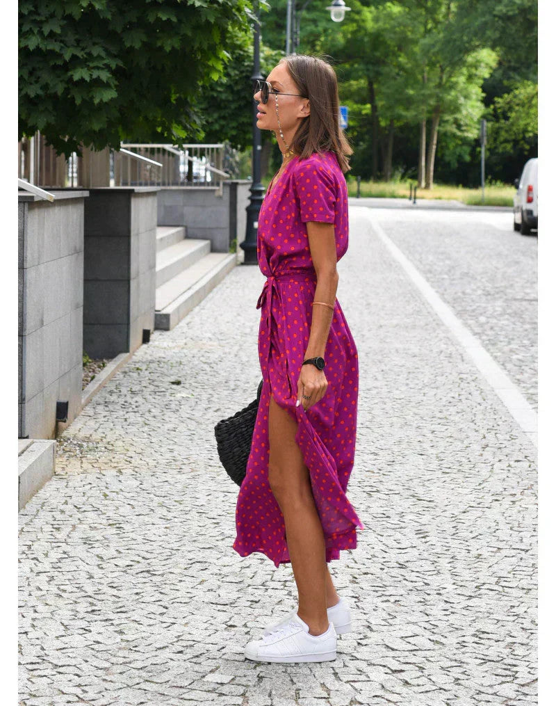 Catalina | Bohemekjole med print