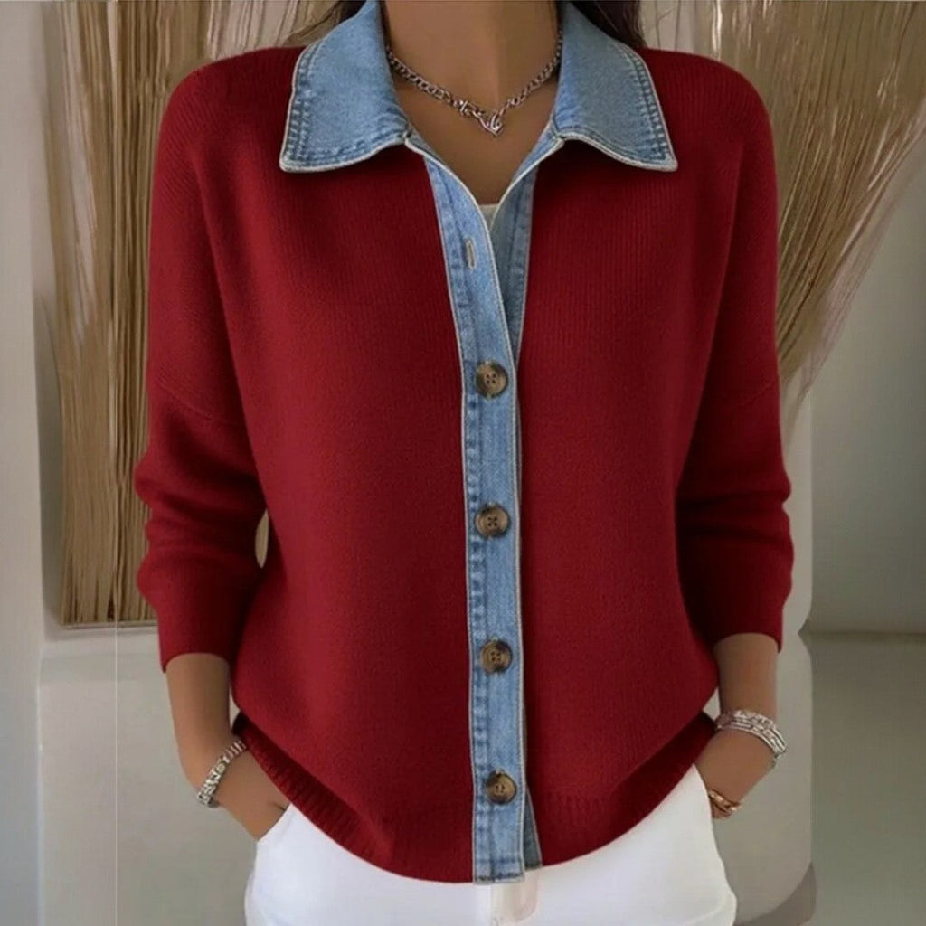 Juliette | Sweater med struktureret krave