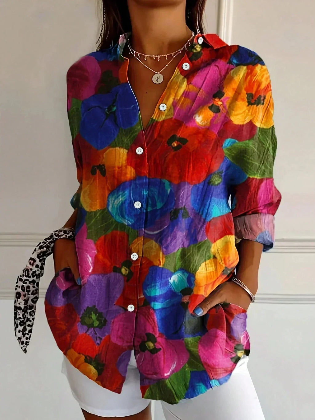 Estelle | Bluse i klare farver