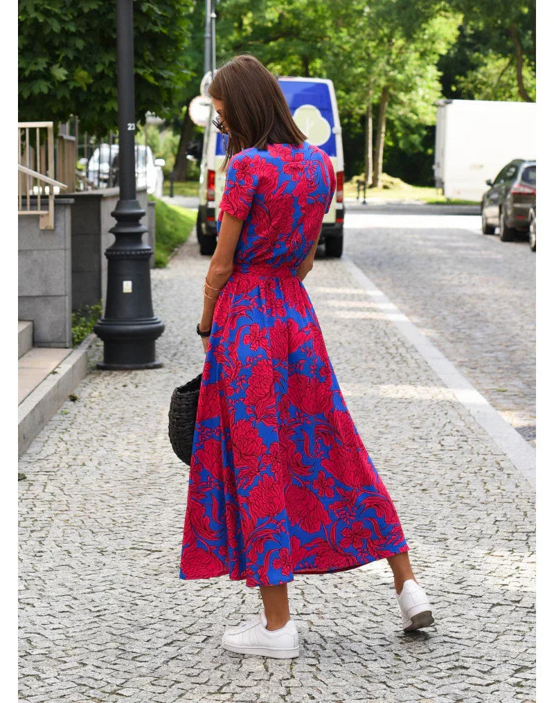 Catalina | Bohemekjole med print