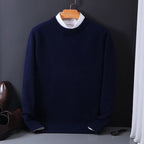 Valère | Rundhalset sweater med kashmirlook