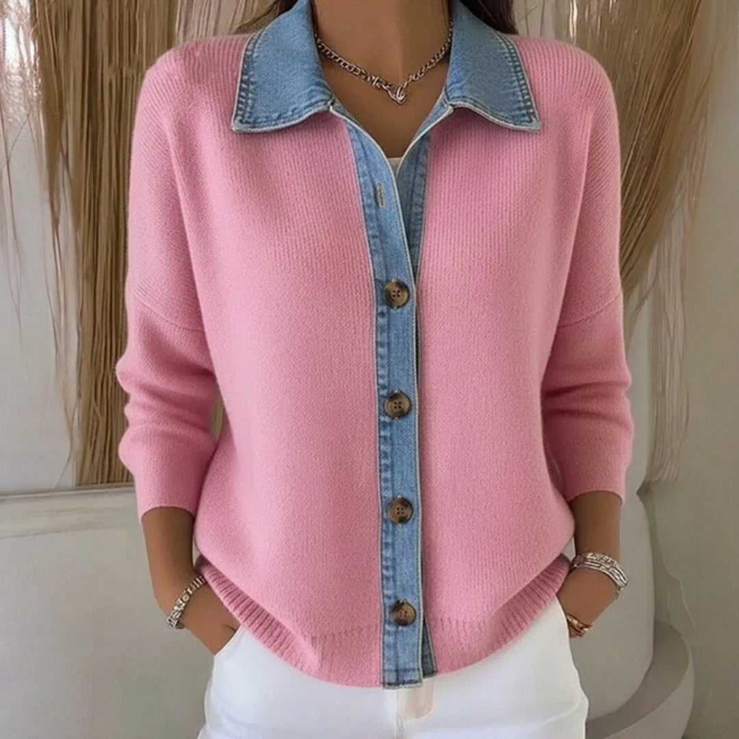 Juliette | Sweater med struktureret krave