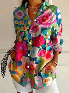Estelle | Bluse i klare farver