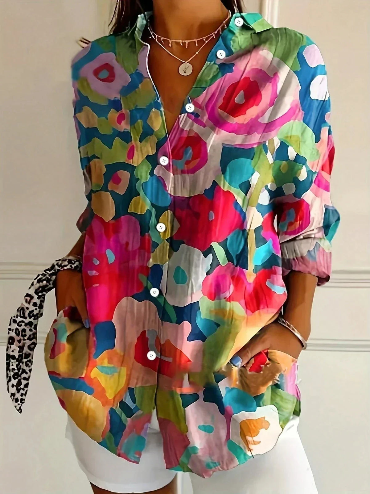 Estelle | Bluse i klare farver
