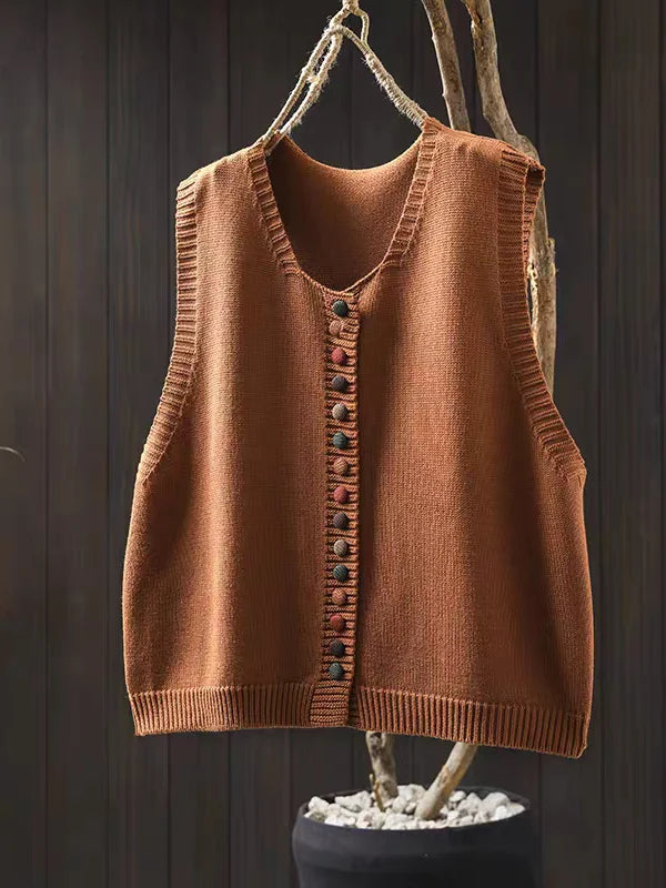 Colette | Blød strikcardigan med knapper