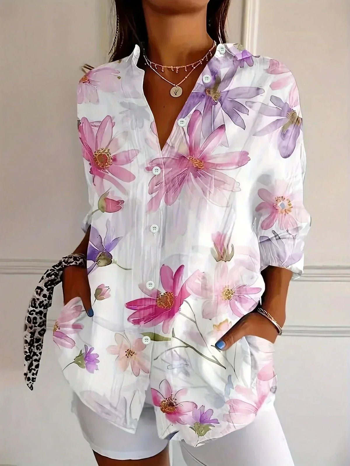 Estelle | Bluse i klare farver