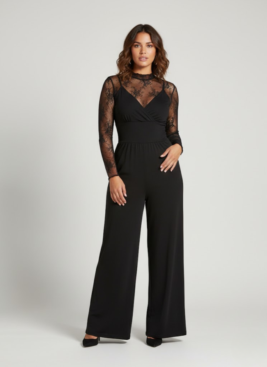 Adélaïde | Jumpsuit med blondetop