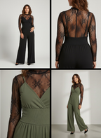 Adélaïde | Jumpsuit med blondetop