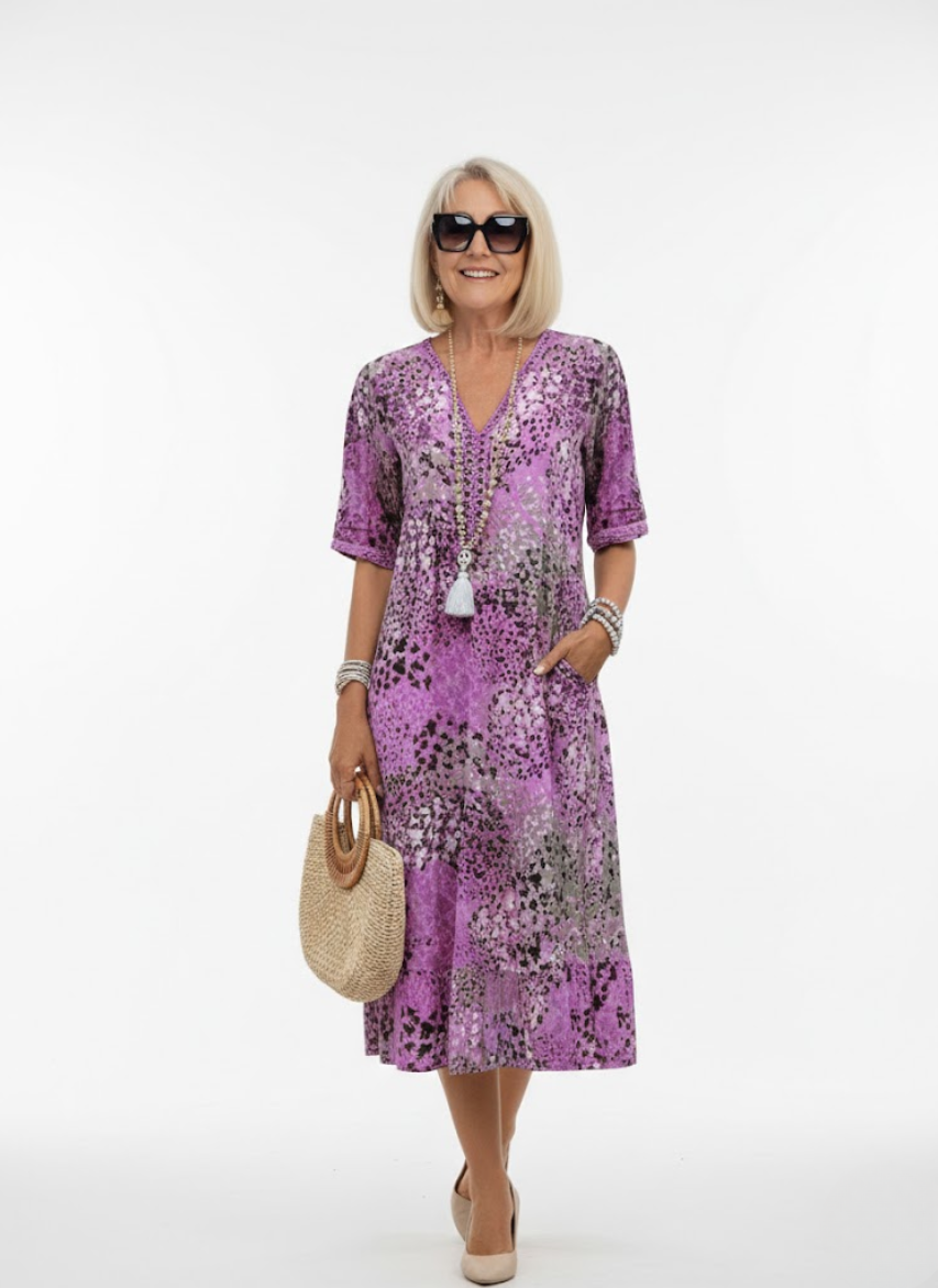 Iseult | Blomstret midikjole