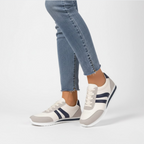 Lisa | Hvide sneakers med kontraststriber
