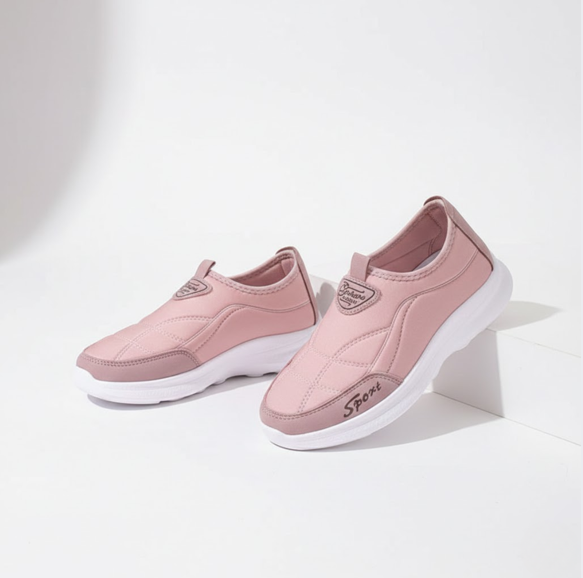 Sarah | Elastiske slip-on-sneakers