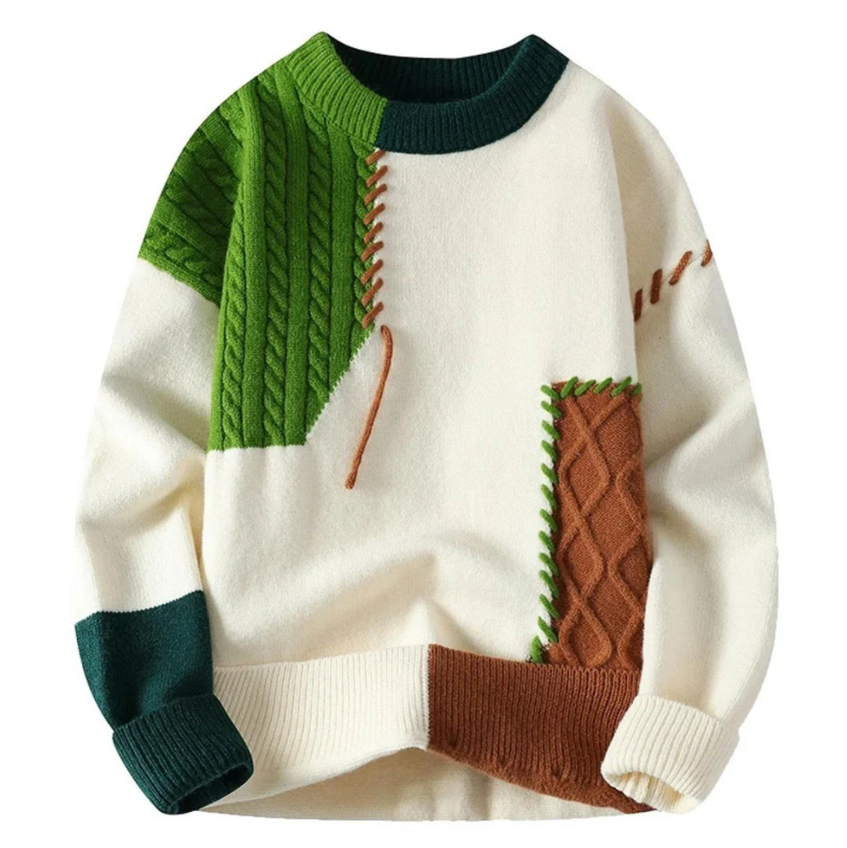 Auguste | Patchwork-pullover