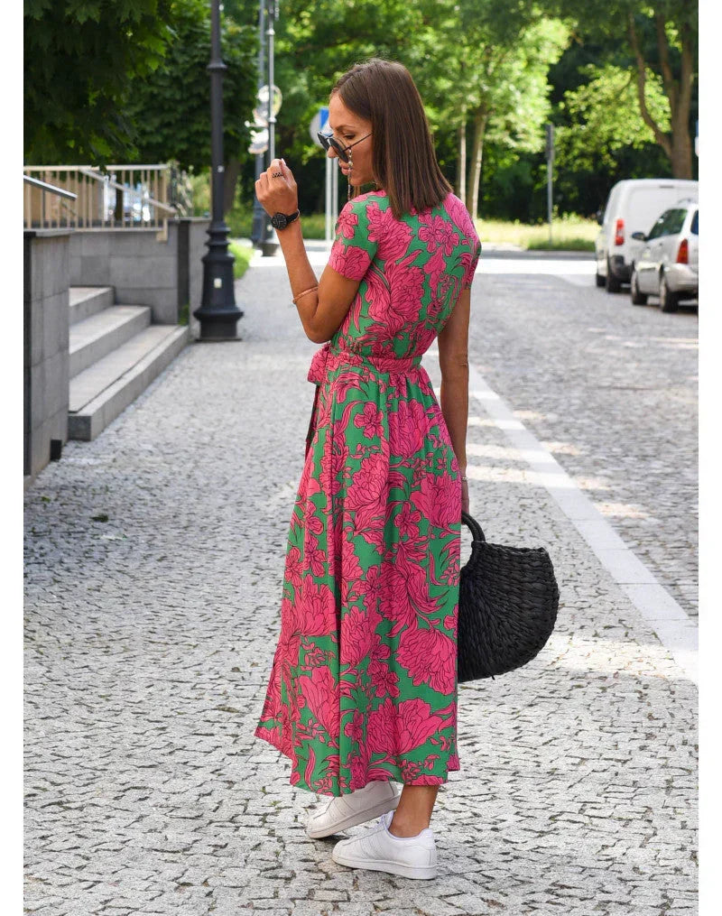 Catalina | Bohemekjole med print