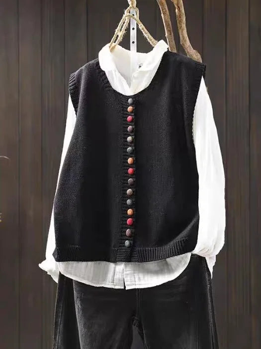 Colette | Blød strikcardigan med knapper