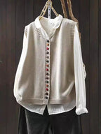 Colette | Blød strikcardigan med knapper