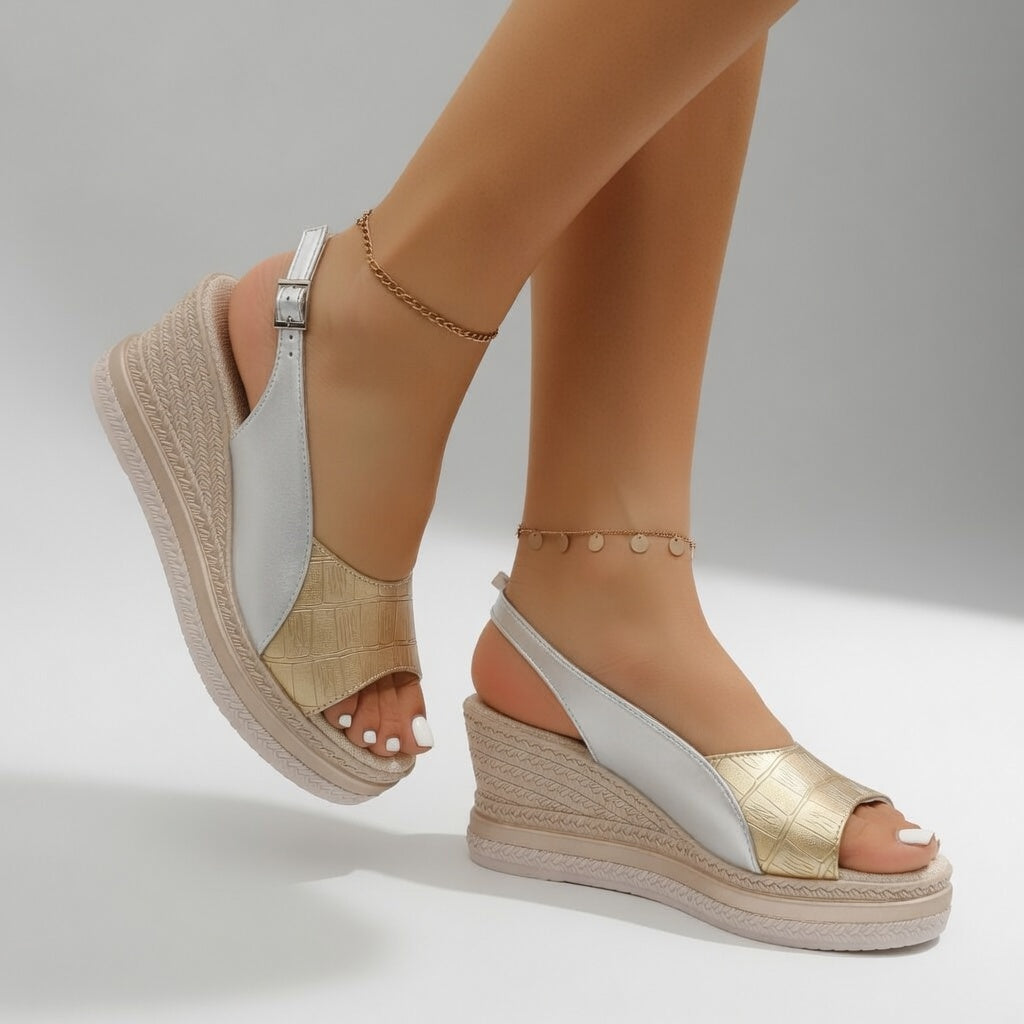 Augustine | Kilesandaler i espadrillestil