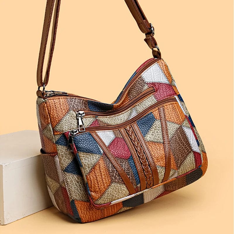 Dalia | Patchworktaske med hanke