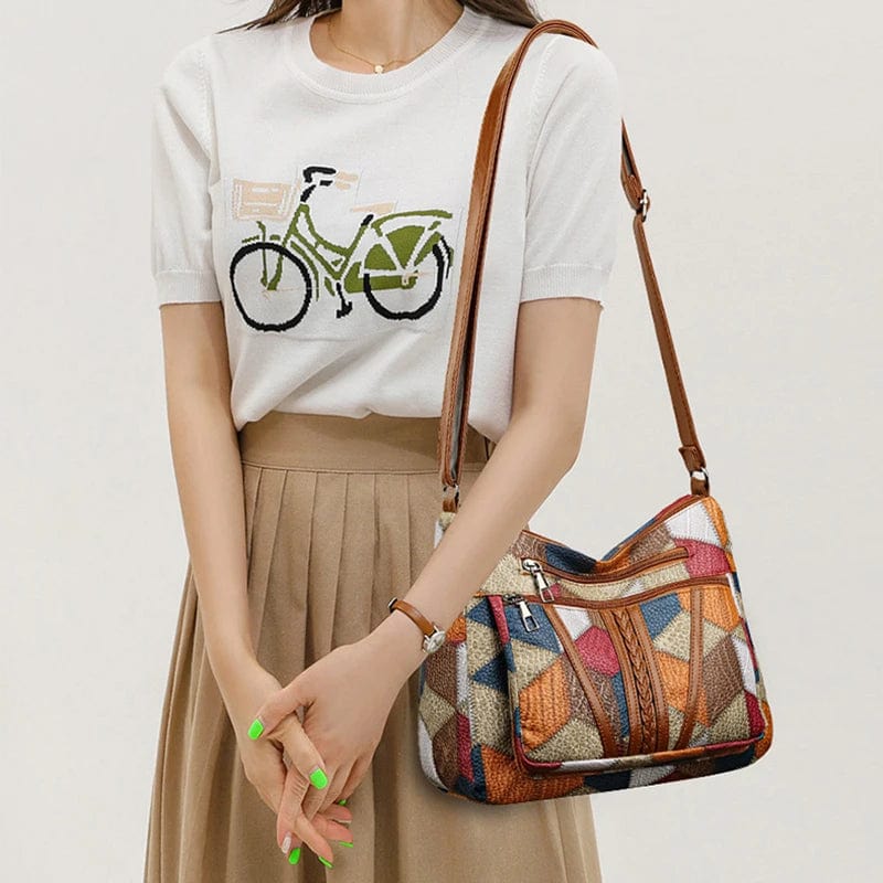 Dalia | Patchworktaske med hanke