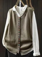 Colette | Blød strikcardigan med knapper