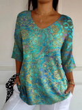 Bérénice | Bluse med elegant print
