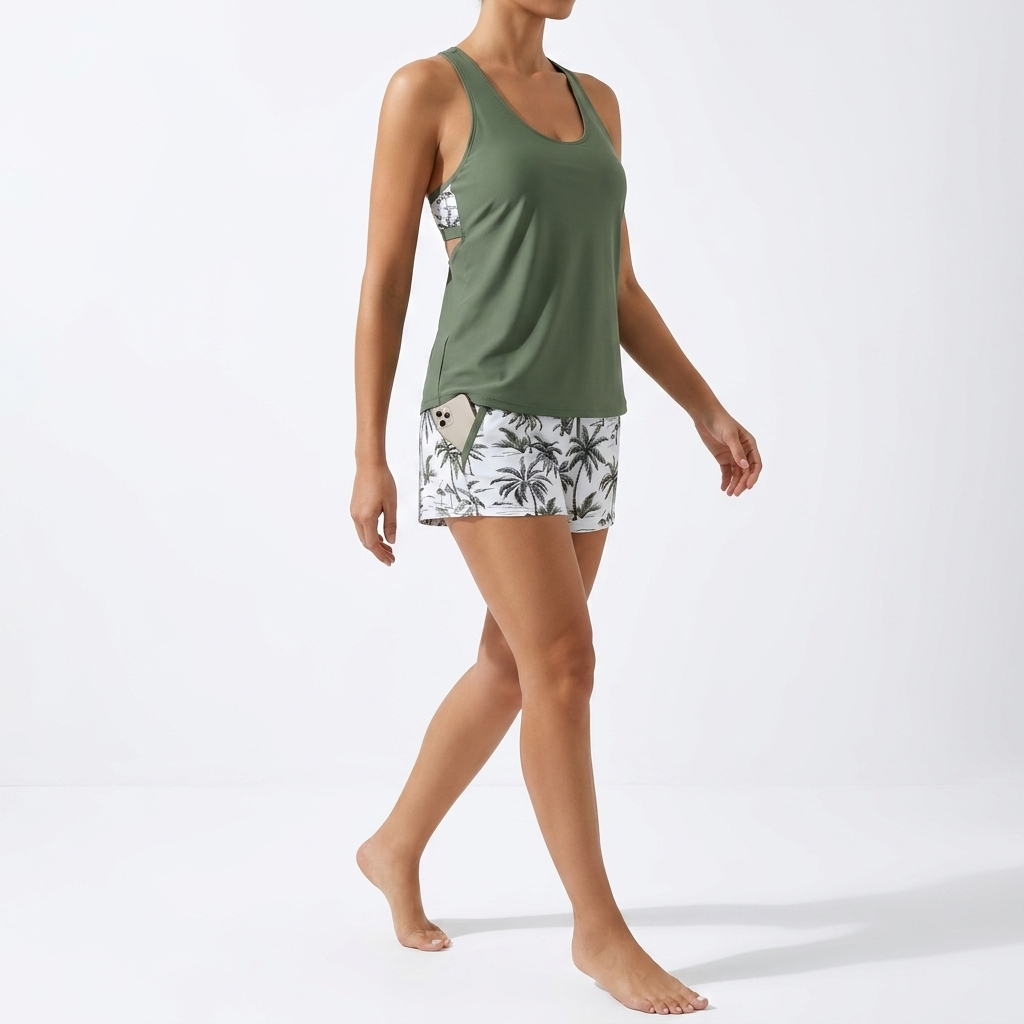 Océlia | Tredelt tankini med shorts