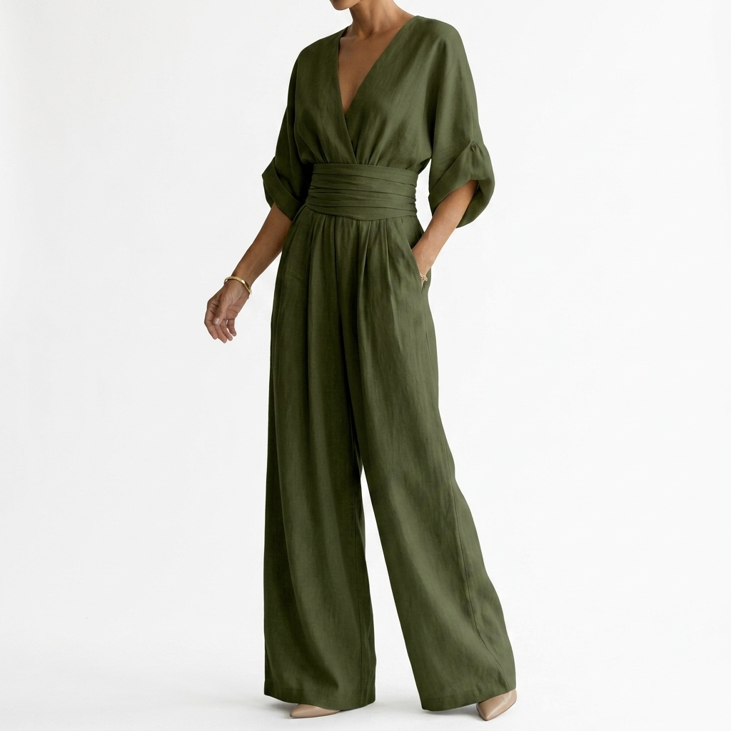 Calista | Sommerlig slå-om-jumpsuit