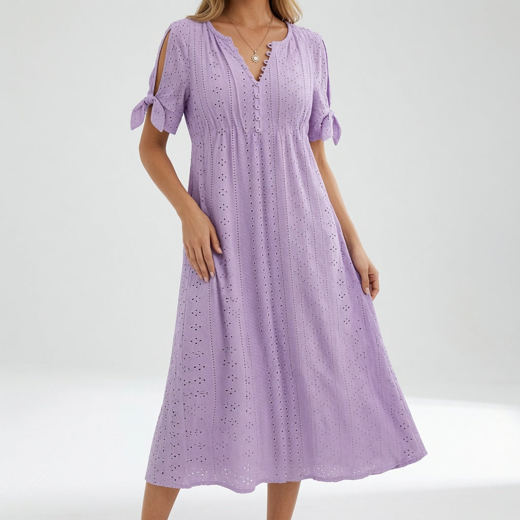 Corisande | Broderet bohemekjole
