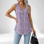 Violette | Flydende blomstret top