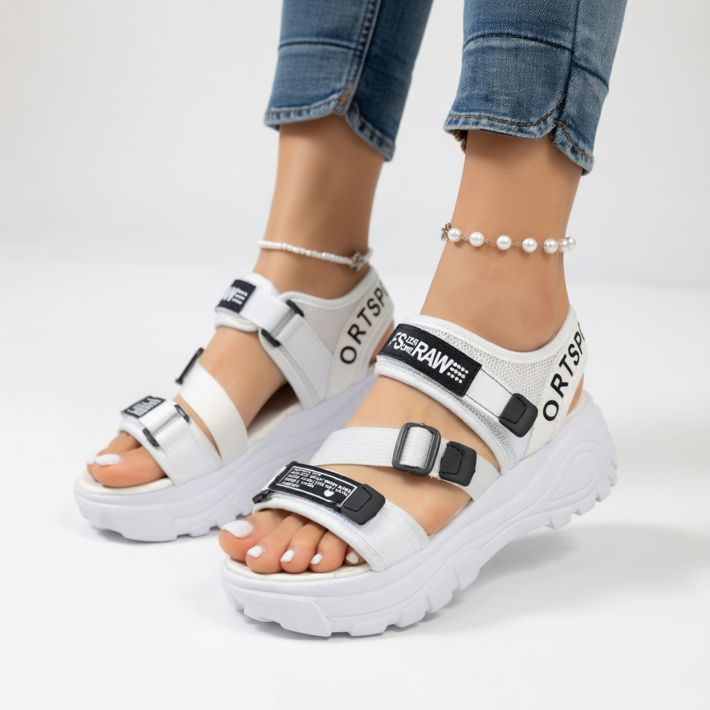 Ida | Sporty-chikke platformsandaler