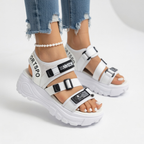 Ida | Sporty-chikke platformsandaler