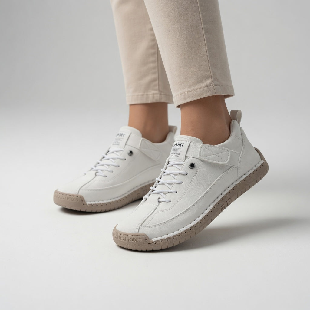 Eugénie | Sneakers med flettet sål
