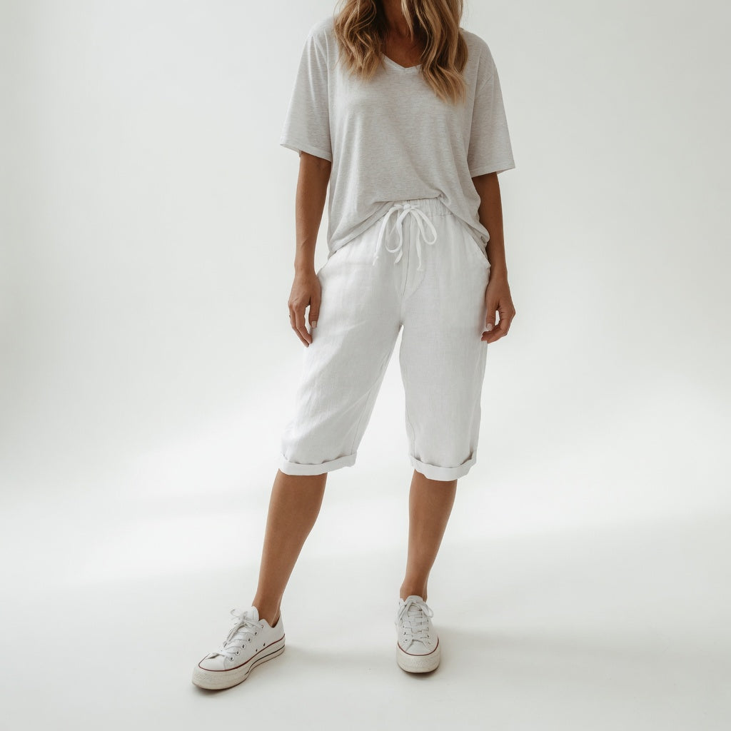 Ginette | Løse bermudashorts i bomuld