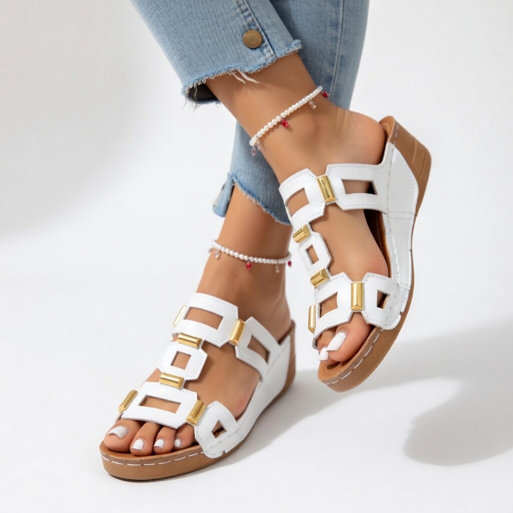 Mélissa | Lyse sommersandaler