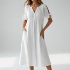 Corisande | Broderet bohemekjole