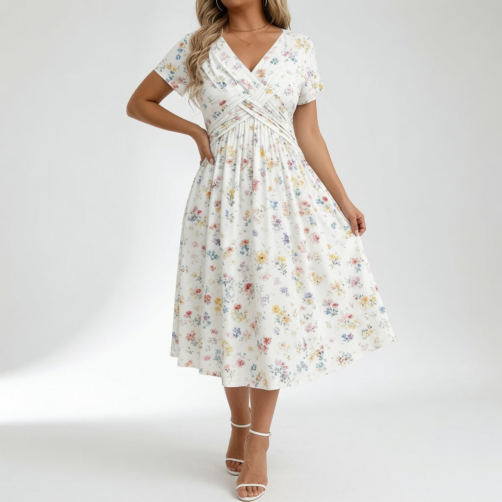 Esclarmonde | Blomstret bohemekjole