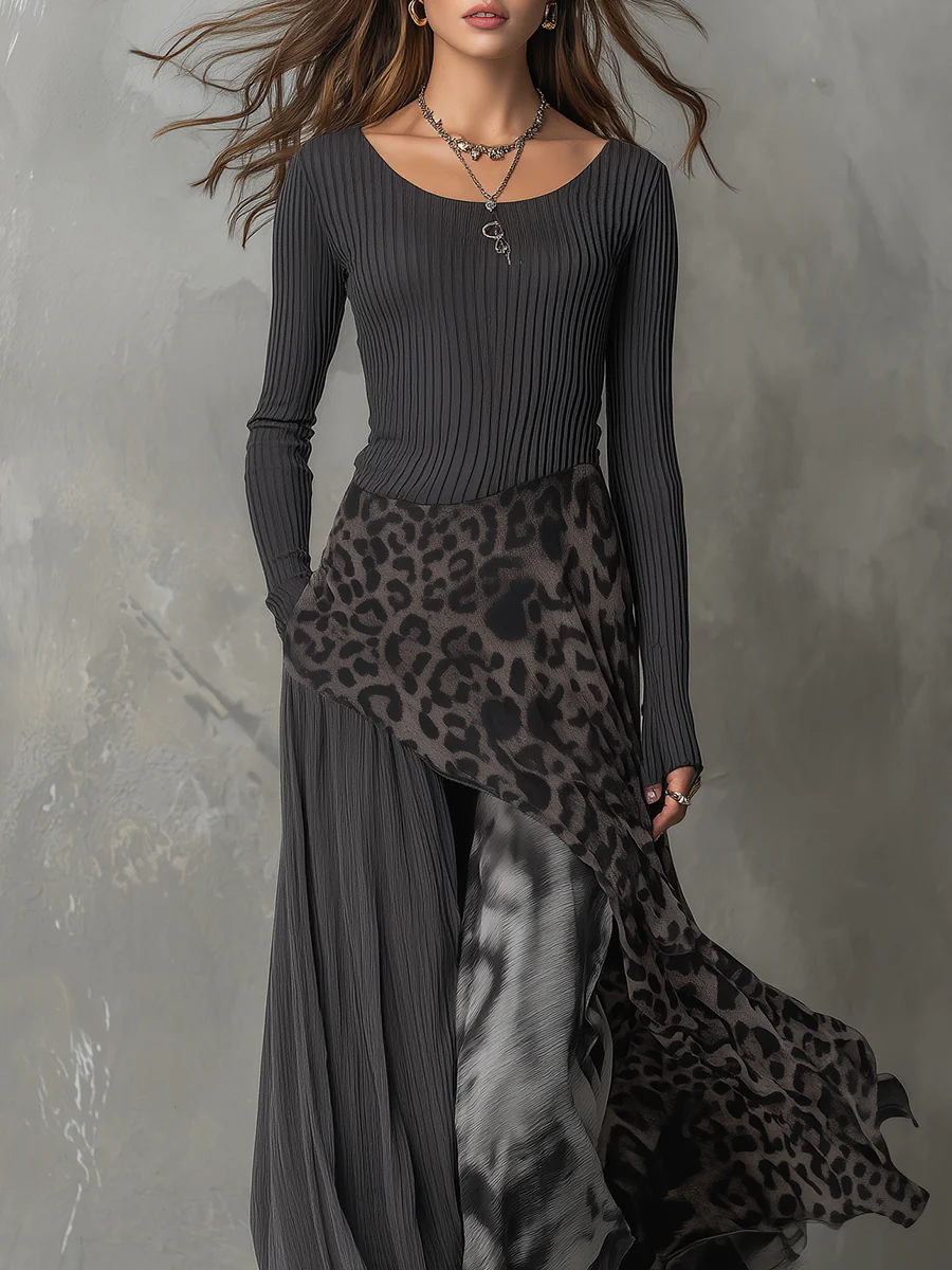 Héléa | Bohemekjole med print