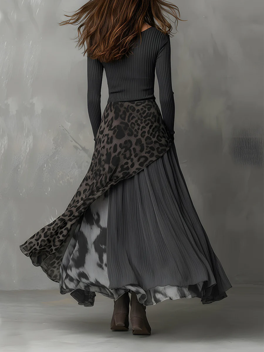 Héléa | Bohemekjole med print