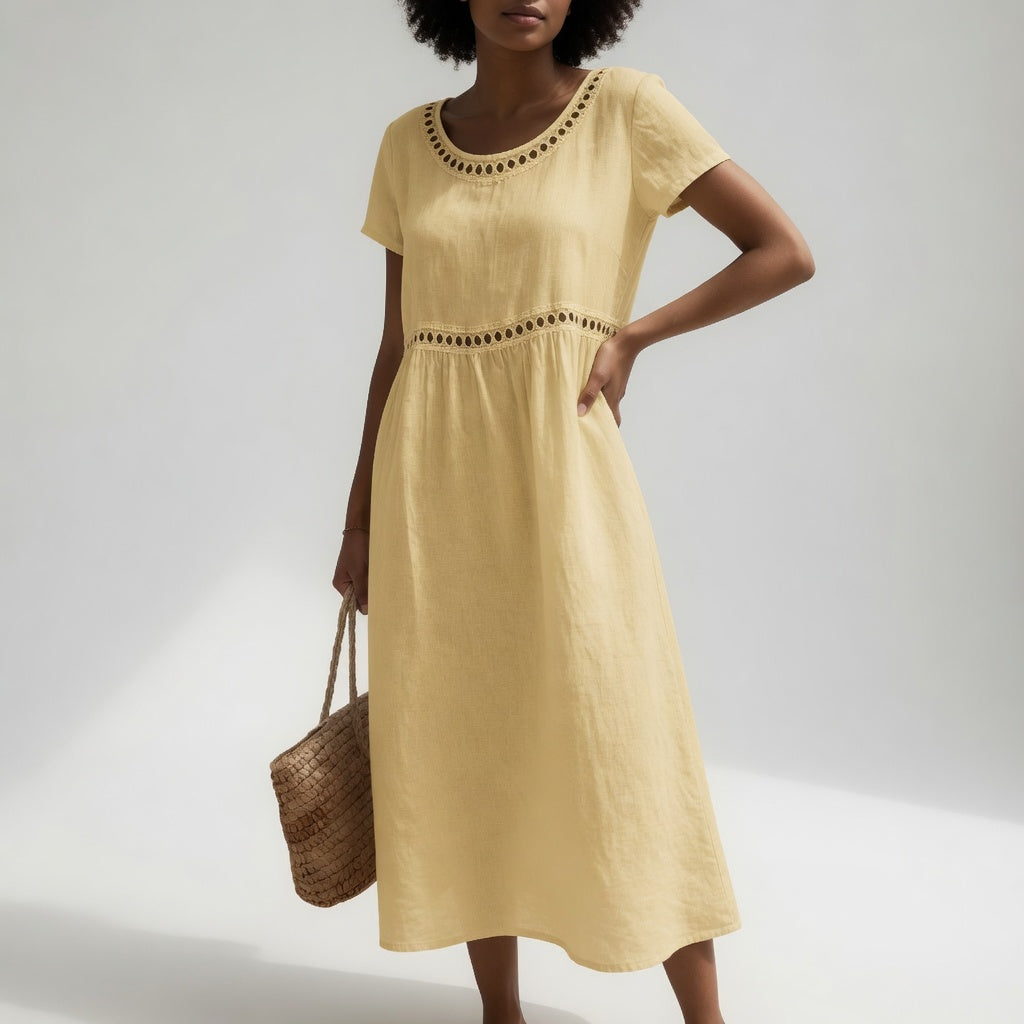 Ysabel | Broderet midikjole