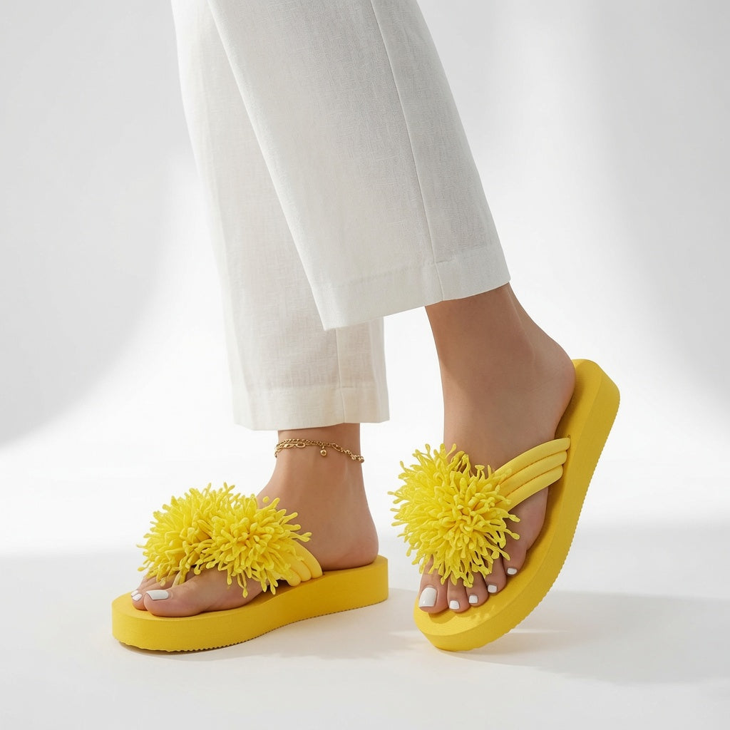 Dominique | Blomstrede sandaler