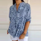 Coralie | Bluse med elegant print