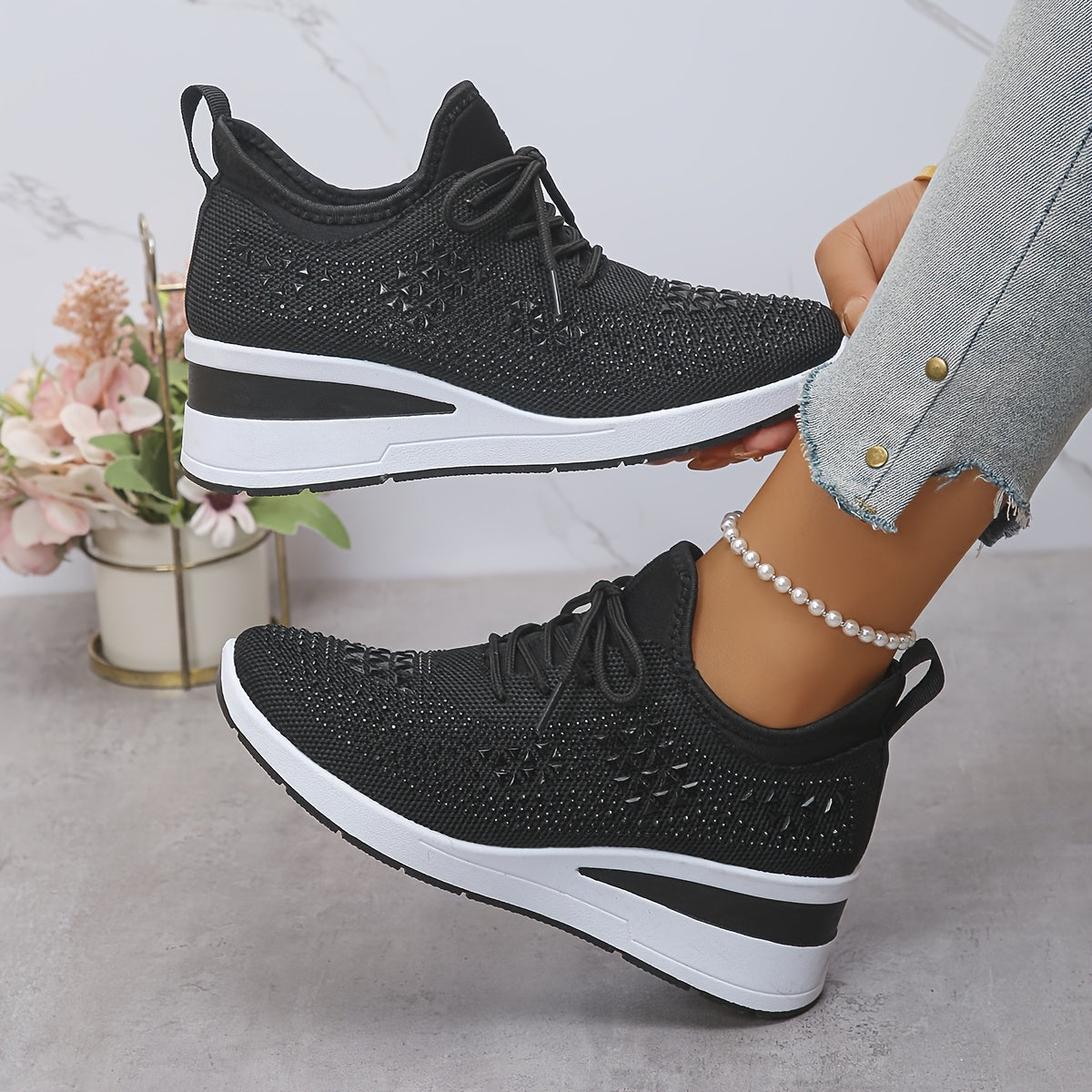 Justine | Lette og åndbare sneakers