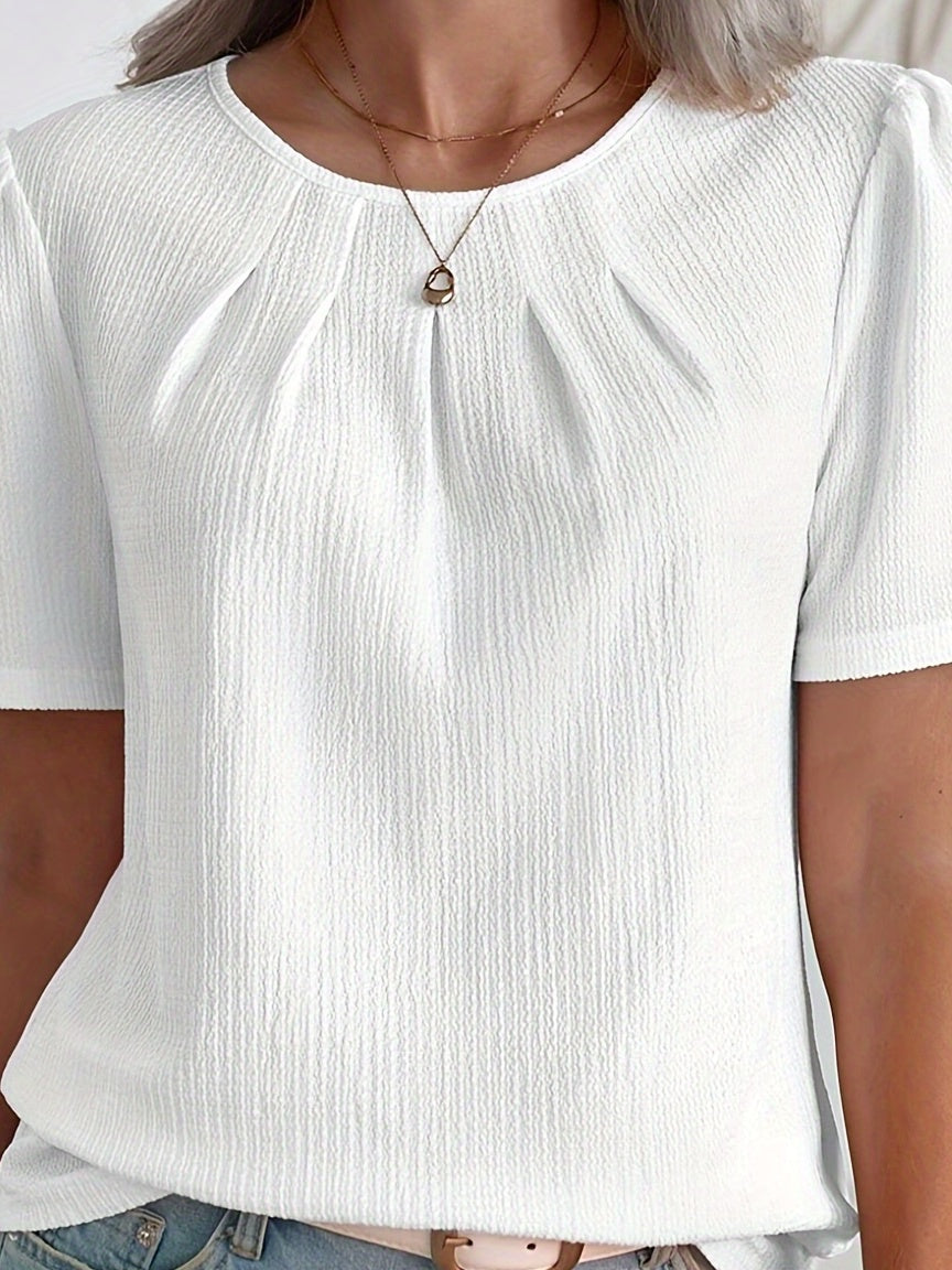 Nina | Elegant T-shirt med struktur