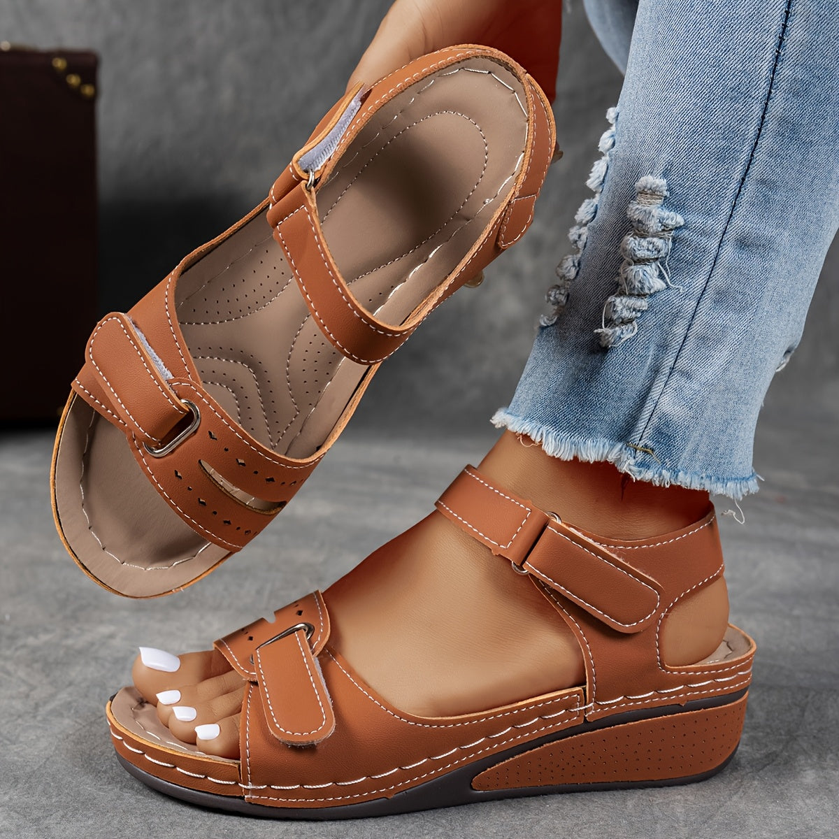 Alexia | Komfortsandaler med tre remme