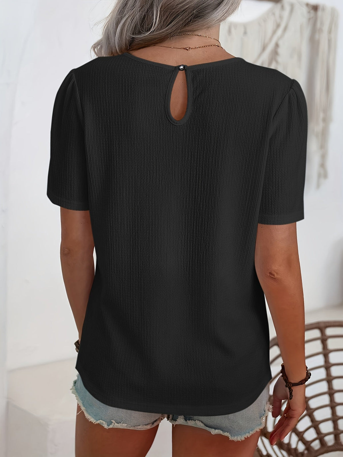 Nina | Elegant T-shirt med struktur