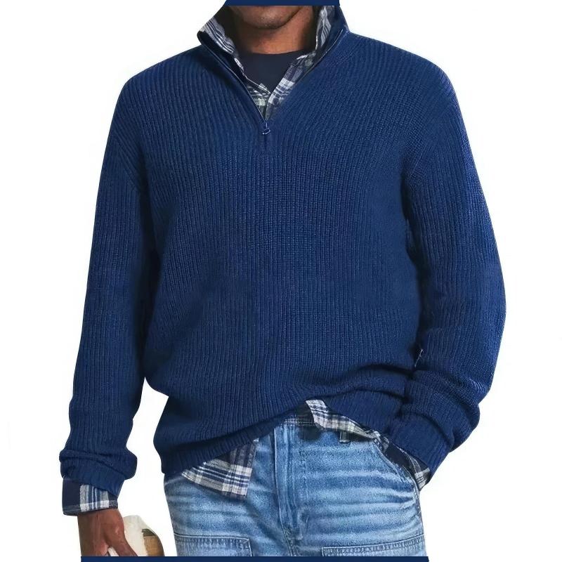 Olivier | Pullover med lynlåskrave