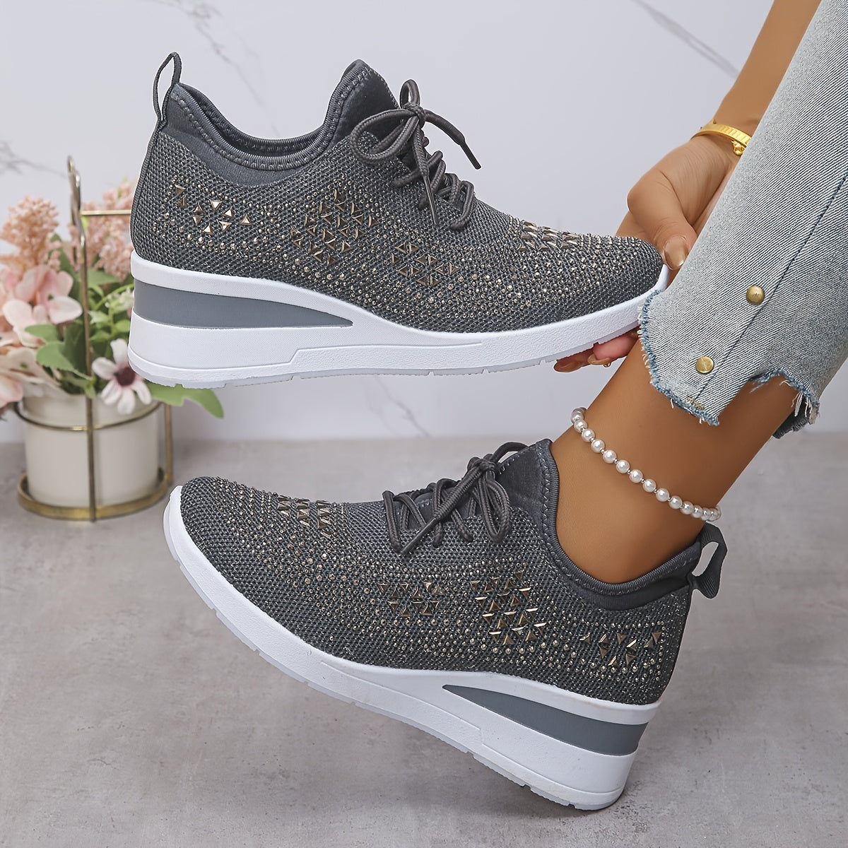 Justine | Lette og åndbare sneakers